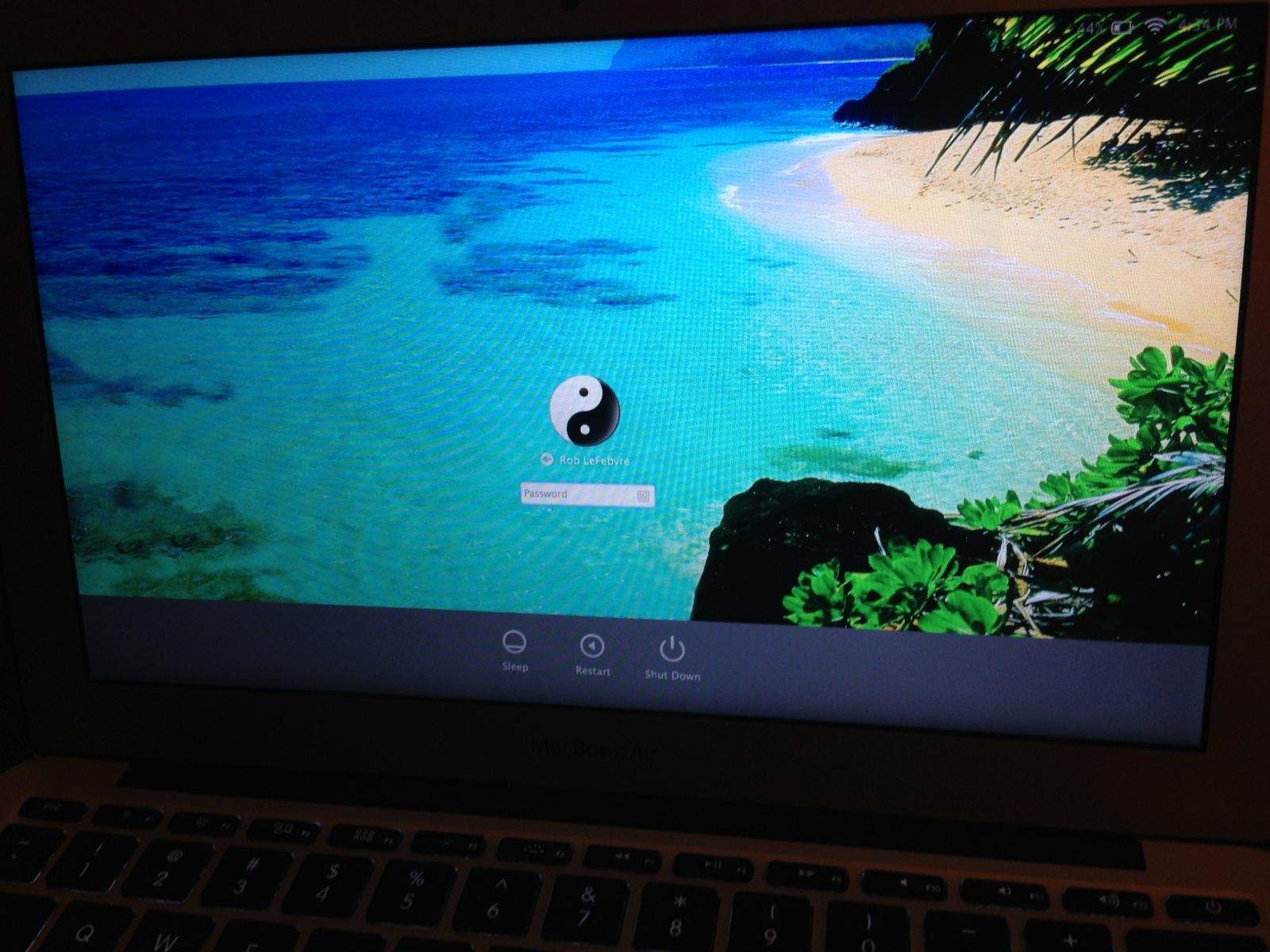 Login Screen Wallpaper Mavericks