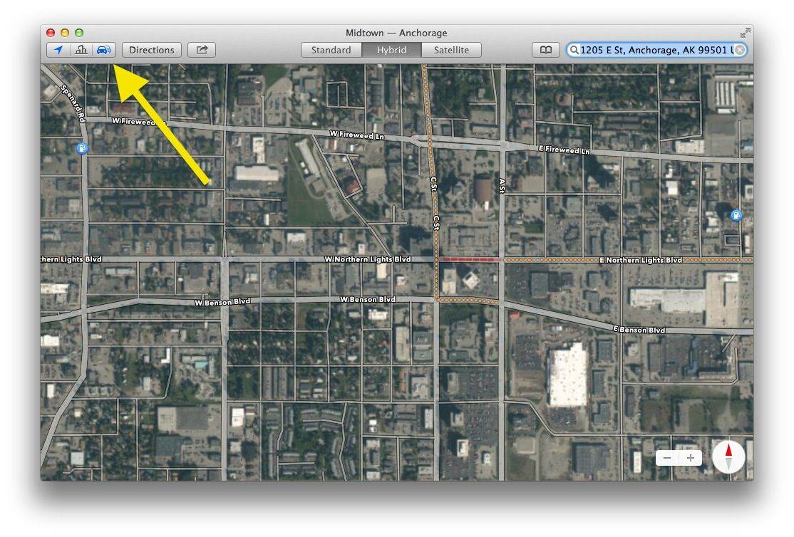 Traffic Info Maps Mavericks