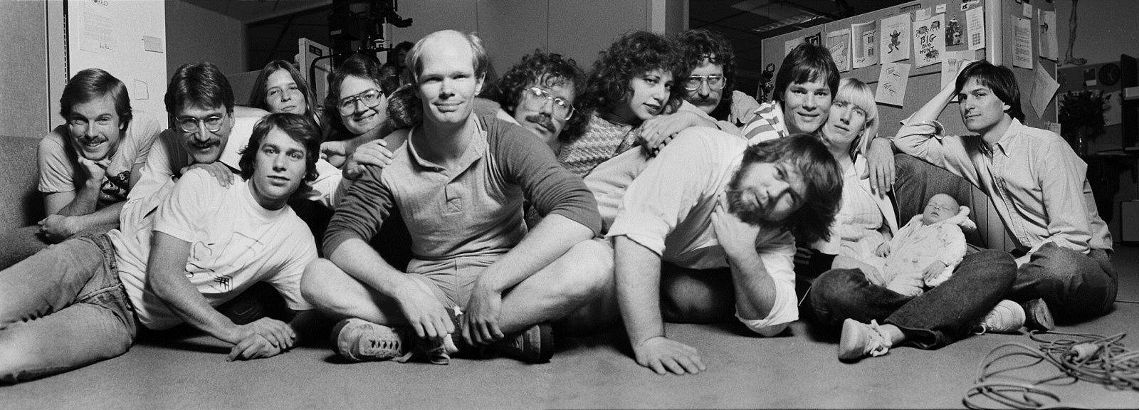 Some of the original Mac dev team, who are gathering to celebrate the Mac's 30th birthday.