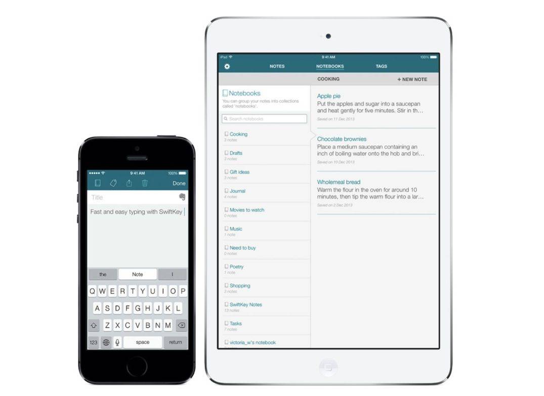 SwiftKey Note iPhone and iPad
