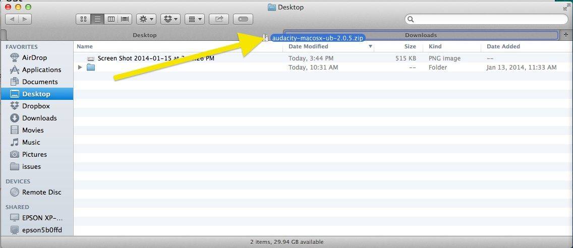 Tabbed Finder