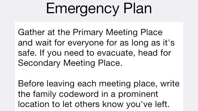 Emergency Plan