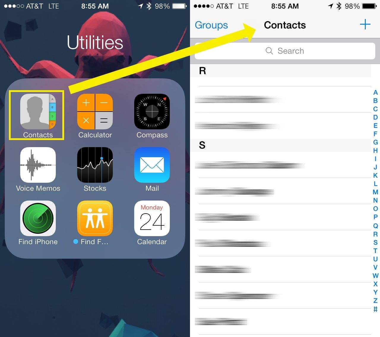 contact share