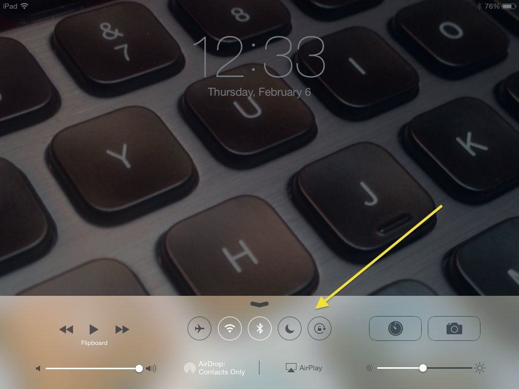 control center ON