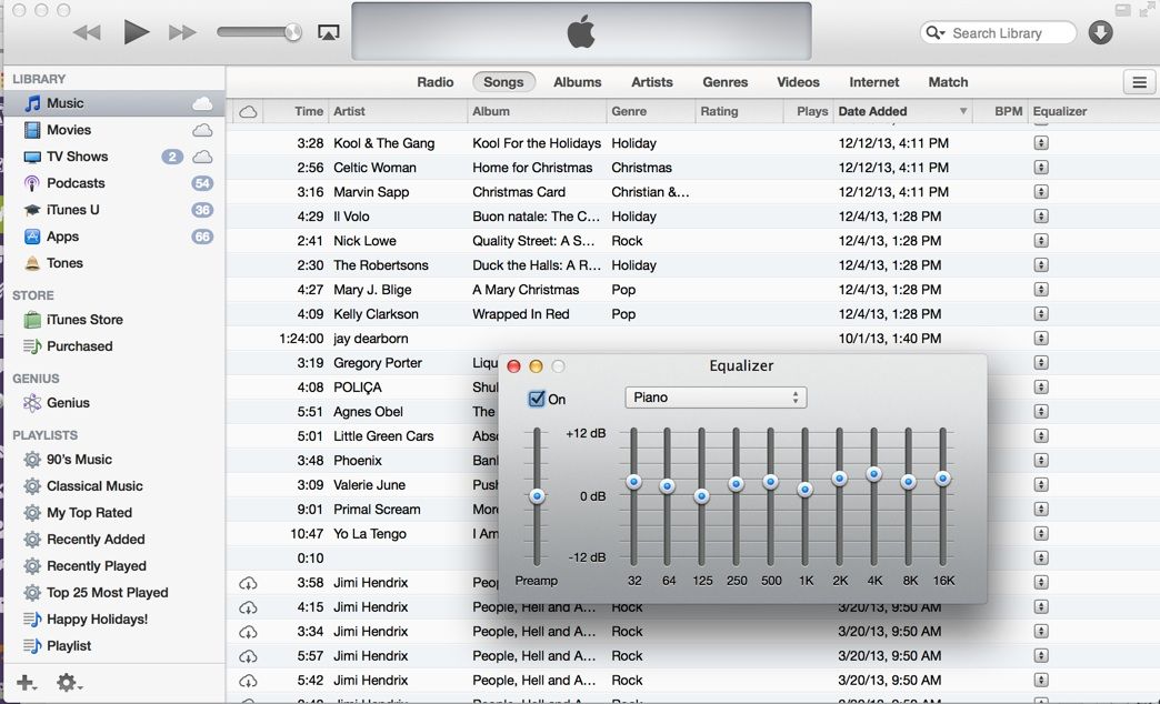 equalizer window