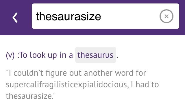 Thesaurasize