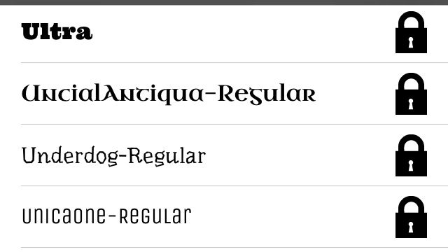 Install New Fonts