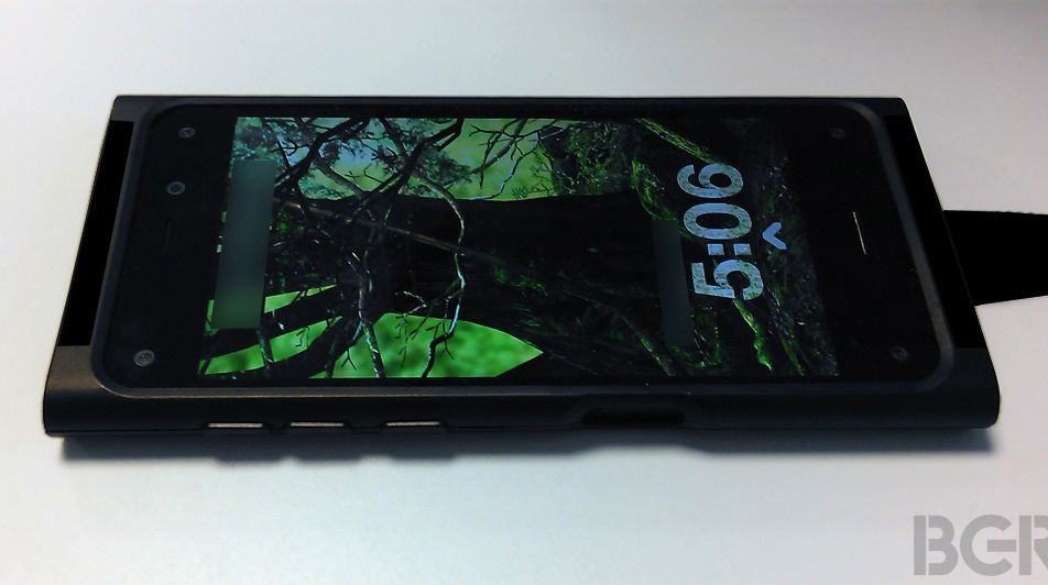 An alleged spyshot of Amazon's new phone.