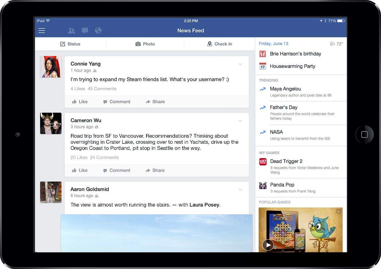 facebookiPad
