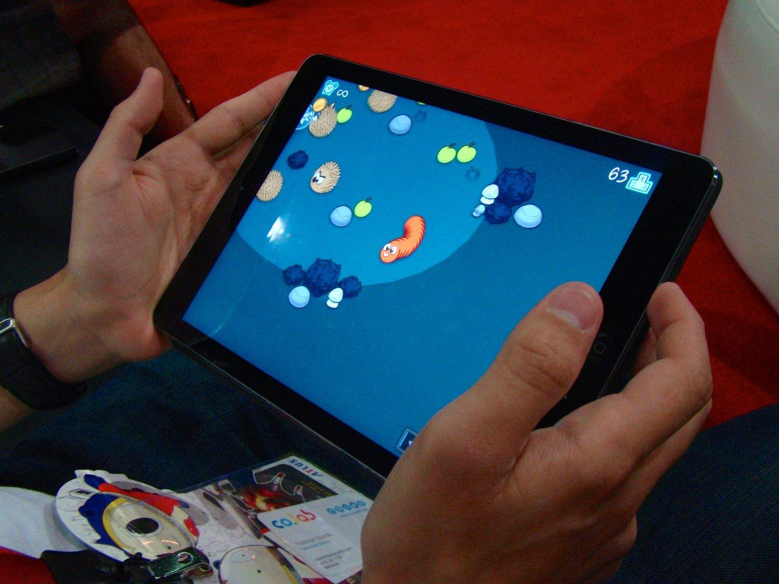 Grub has super solid tilt controls -- a rarity in iOS games. Photo: Rob LeFebvre/Cult of Mac