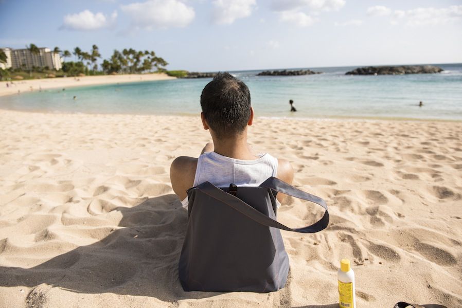 Even the BeachSafe won’t save you if you leave it alone on the beaches of Barcelona, but it’s still a pretty neat idea. It’s a tote bag that folds out to make a seat for sitting on the sand. Slide your towel out of its compartment, fill that compartment with sand (for ballast) using the built-in scoop and secure the bag’s opening with a combination lock. It won’t stop anyone from making off with the whole thing, but I like the idea of a combo bag/seat, whether it’s safe or not. €60