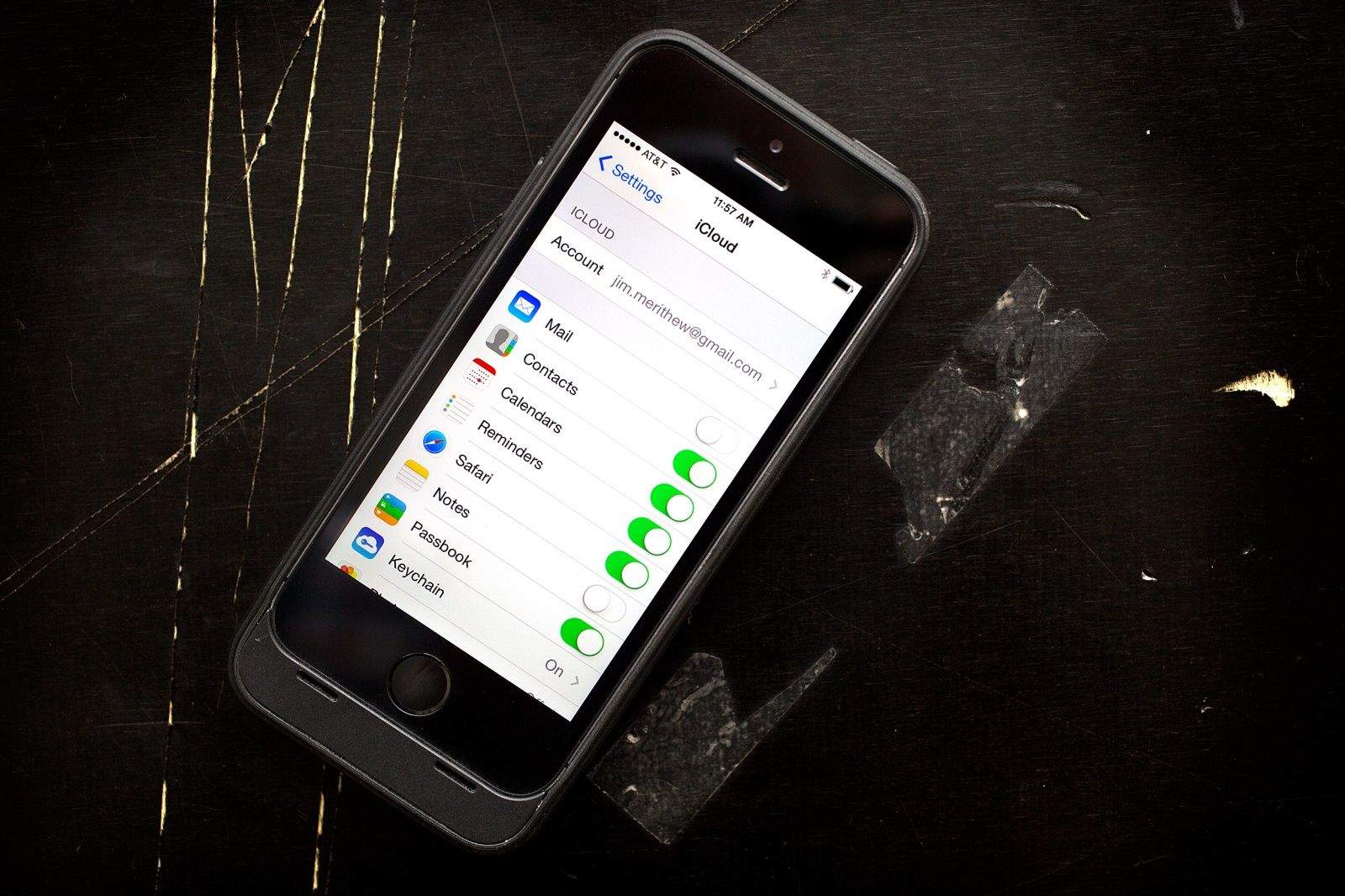 Backup everything to iCloud.