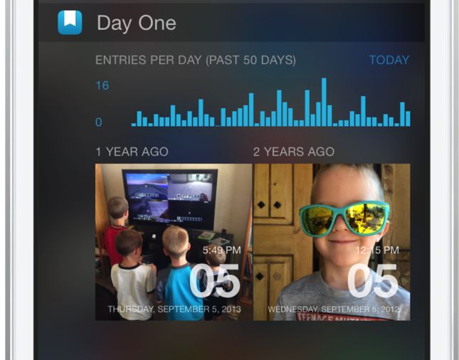 Day One iOS 8