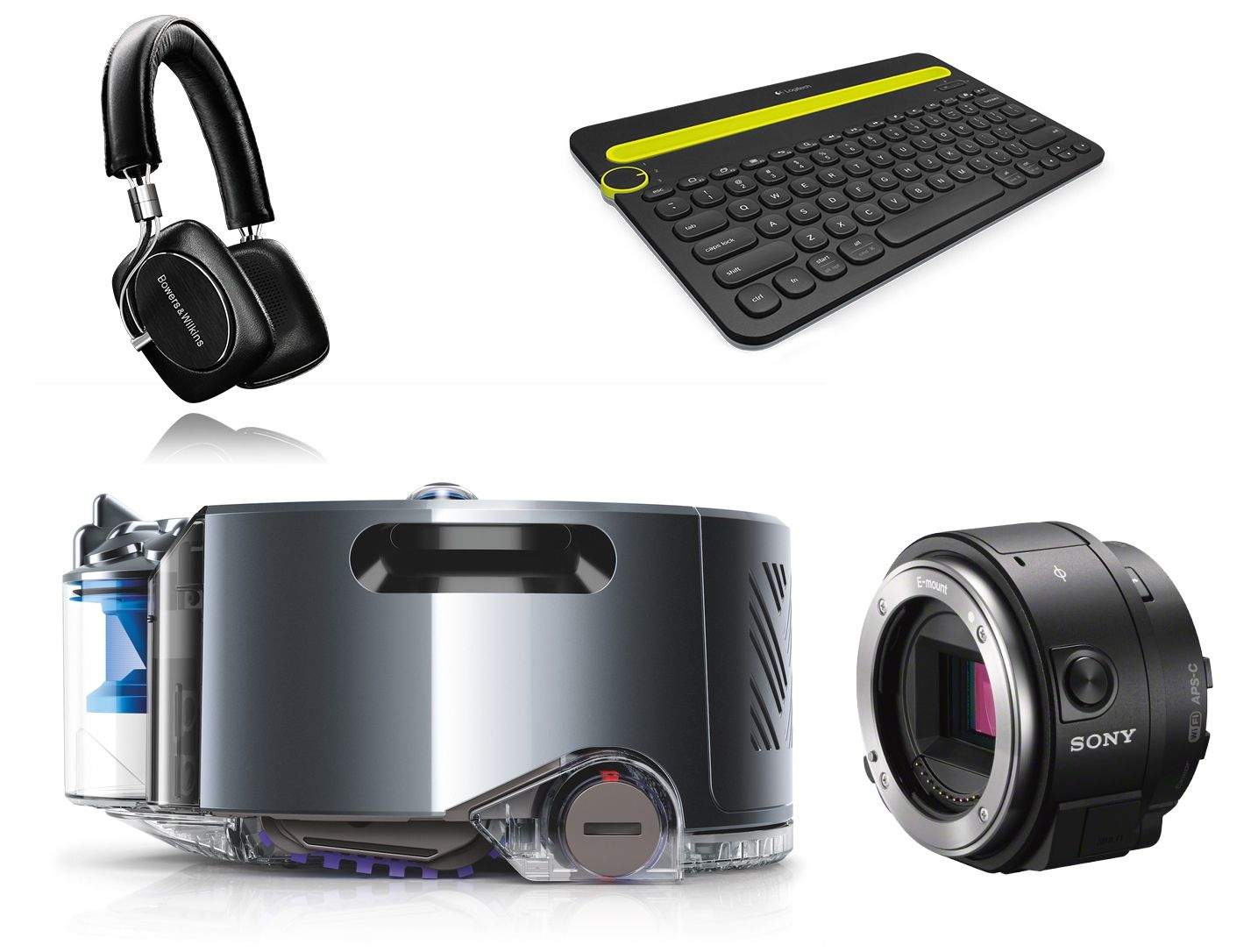 Who needs to go out outside this week? Not us: We have headphones, a home-monitoring video camera, a robot to clean the floors and a keyboard that sleeps on your desk, all ready to play with your iDevices. Determined to leave the house? Take the GoPro PowerPole with you and then offload the footage to a new wireless, battery-powered hard drive from Western Digital.
