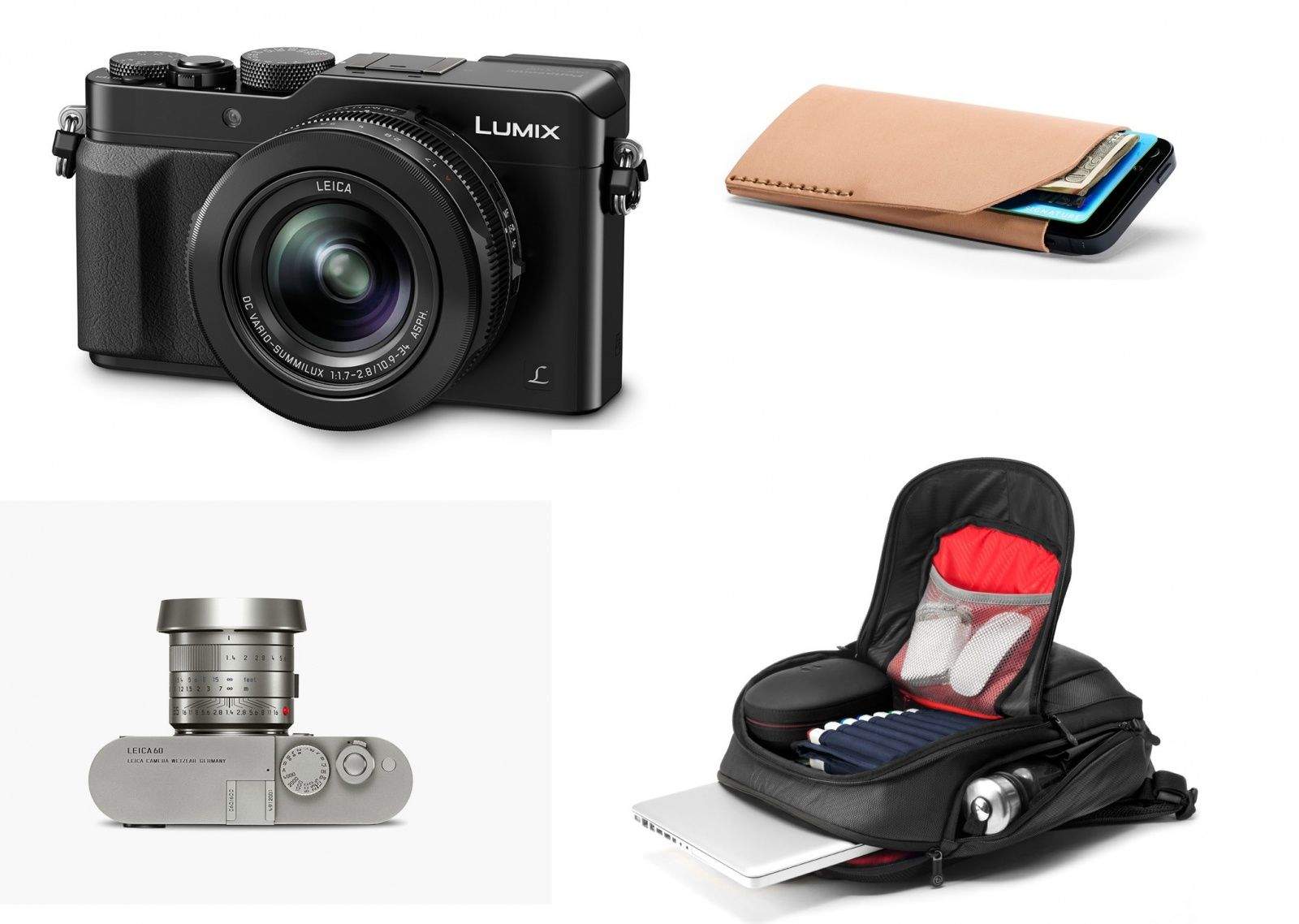 The mammoth Photokina photo fair is going on this week, and that means tons of photo goodies. Small, manual cameras with big sensors are the game this year &mdash; unless you’ve got $20,000 to burn, in which case Leica’s new novelty camera might be up your street. We round these out with Gadget Watch's usual collection of bags, cases and gadgets.