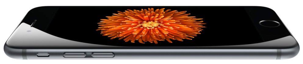 One of iOS 8's new wallpapers on the iPhone 6. Photo: Apple.