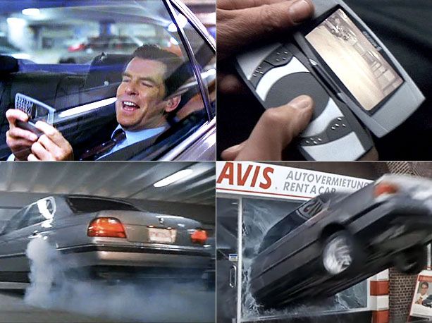 James Bond takes his BMW for a spin in Tomorrow Never Dies. Photo: United Artists Pictures