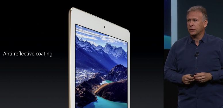 Phil Schiller talks iPad Air 2 during yesterday's keynote. Photo: Apple