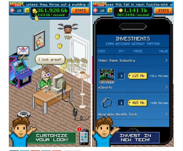 Has mining Bitcoins ever looked this fun? Photo: Noodlecake Games