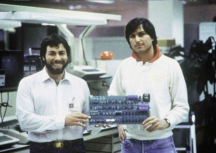 Woz, doing his part to help computers takeover the world. Photo: Apple