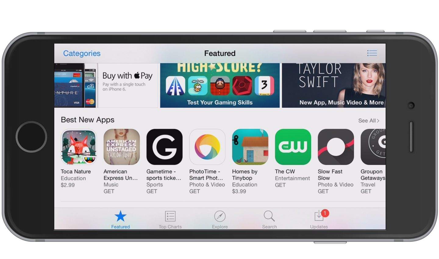 App Store is now the world's top entertainer. Photo: Buster Hein