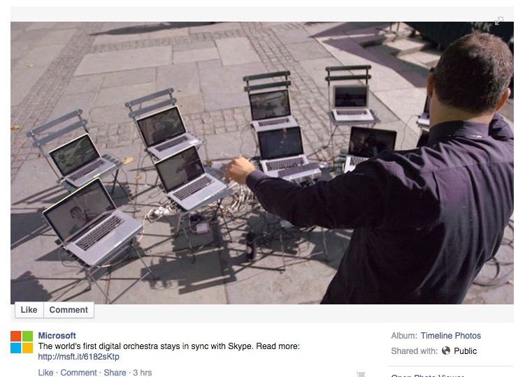Skype's latest ad is all about the Mac. Photo: Microsoft