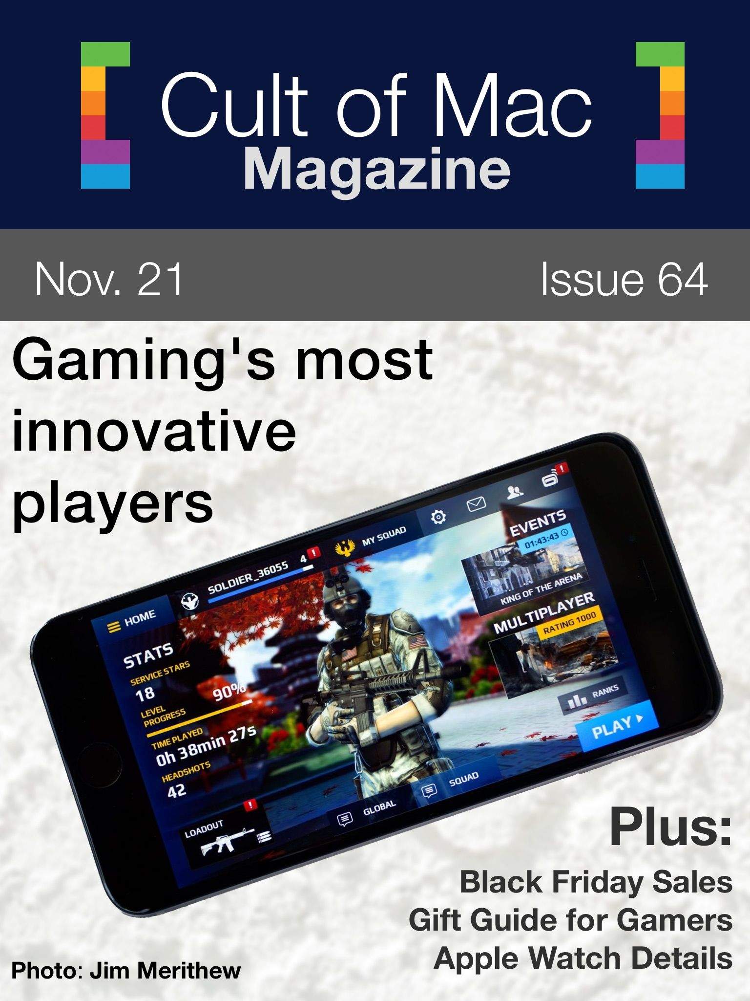 Gaming, Apple Watch, Black Friday. what more do you need? Cover Design: Rob LeFebvre/Cult of Mac
