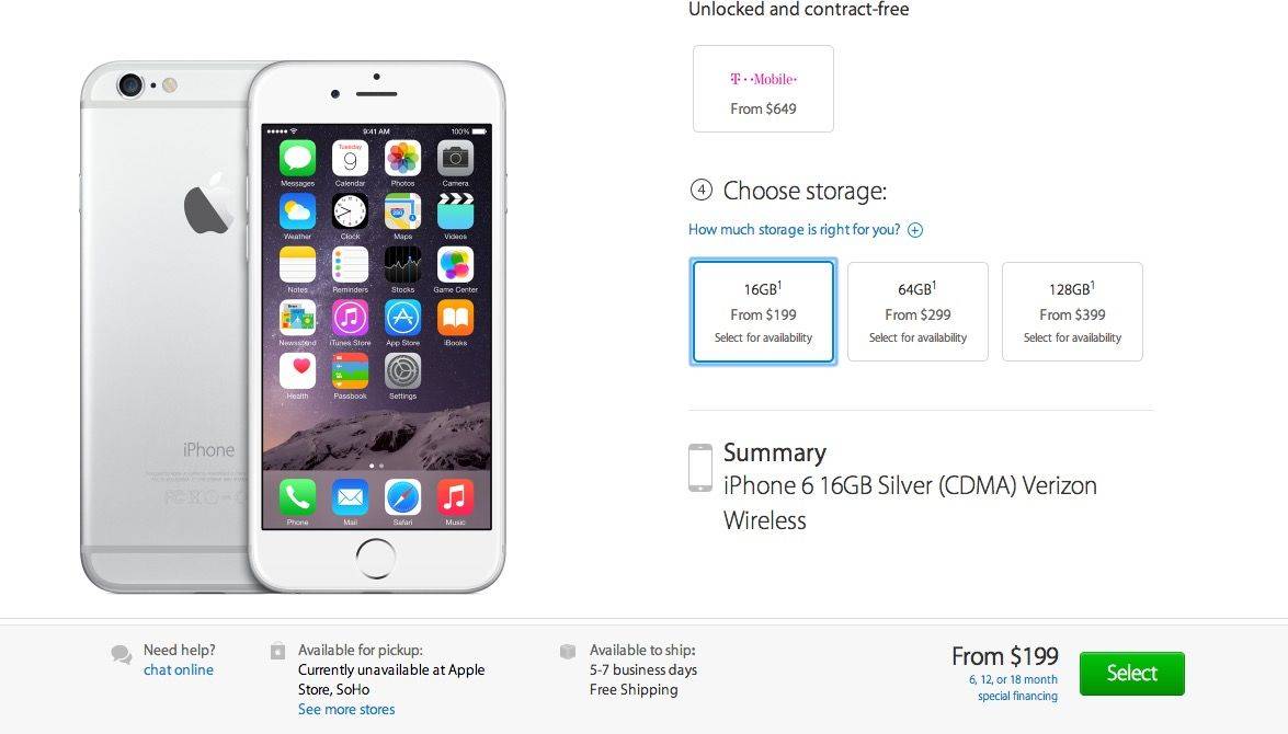iPhone 6 ship times are starting to get better. Photo: Cult of Mac