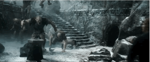 No rest for the Hobbit and Dwarf. Photo: Warner Bros.