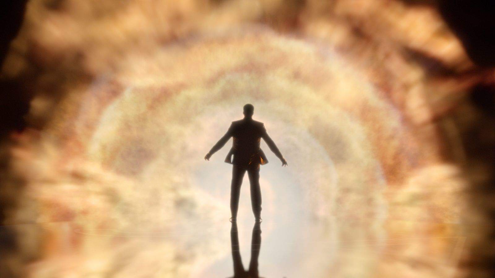 Neil de Grasse Tyson (front) and your blown mind in Cosmos: A Spacetime Odyssey. Photo: Fox