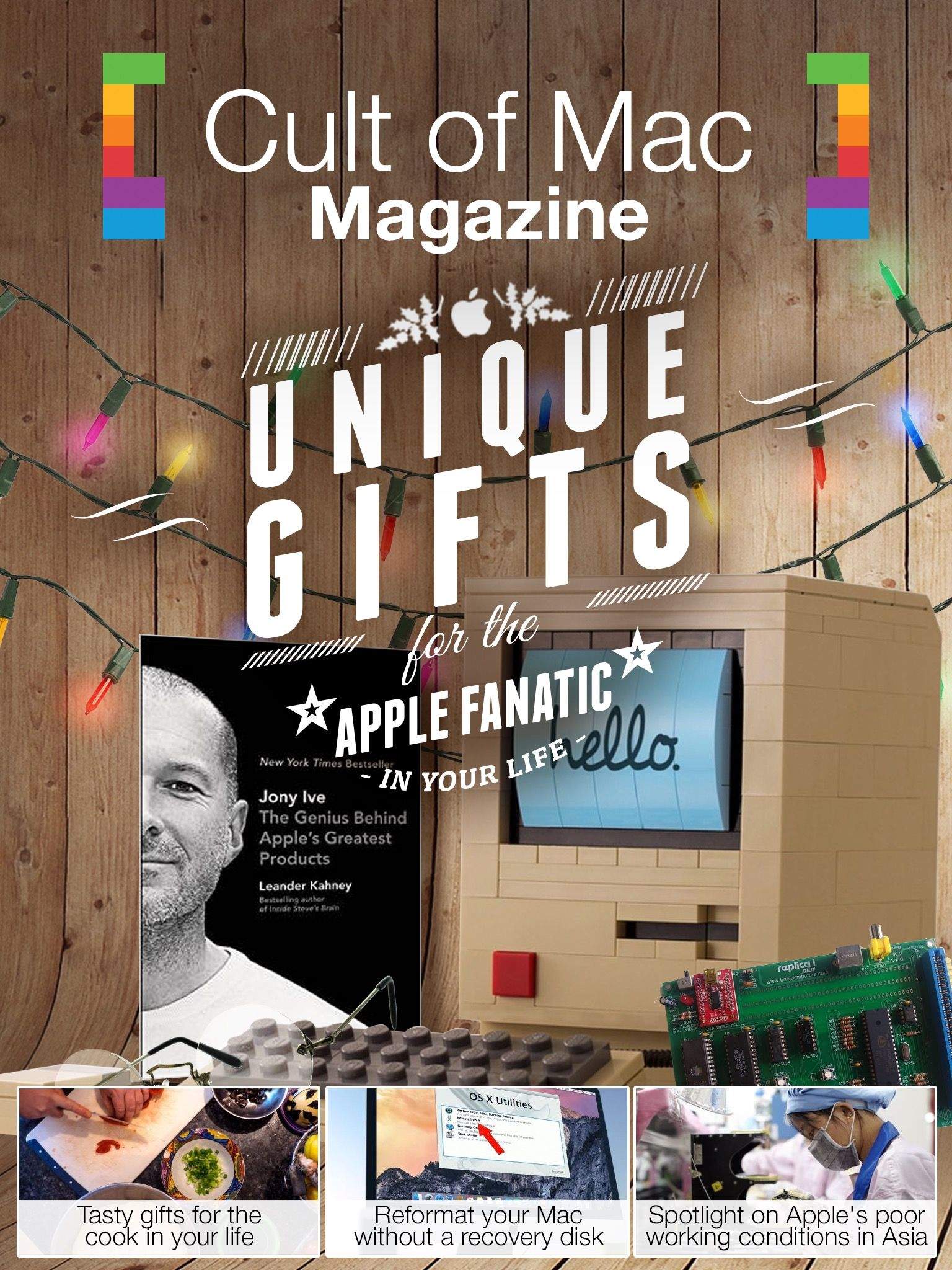 The holidays are upon us, but never fear: we're here for you with another amazing issue of Cult of Mac Magazine. Cover design: Stephen Smith