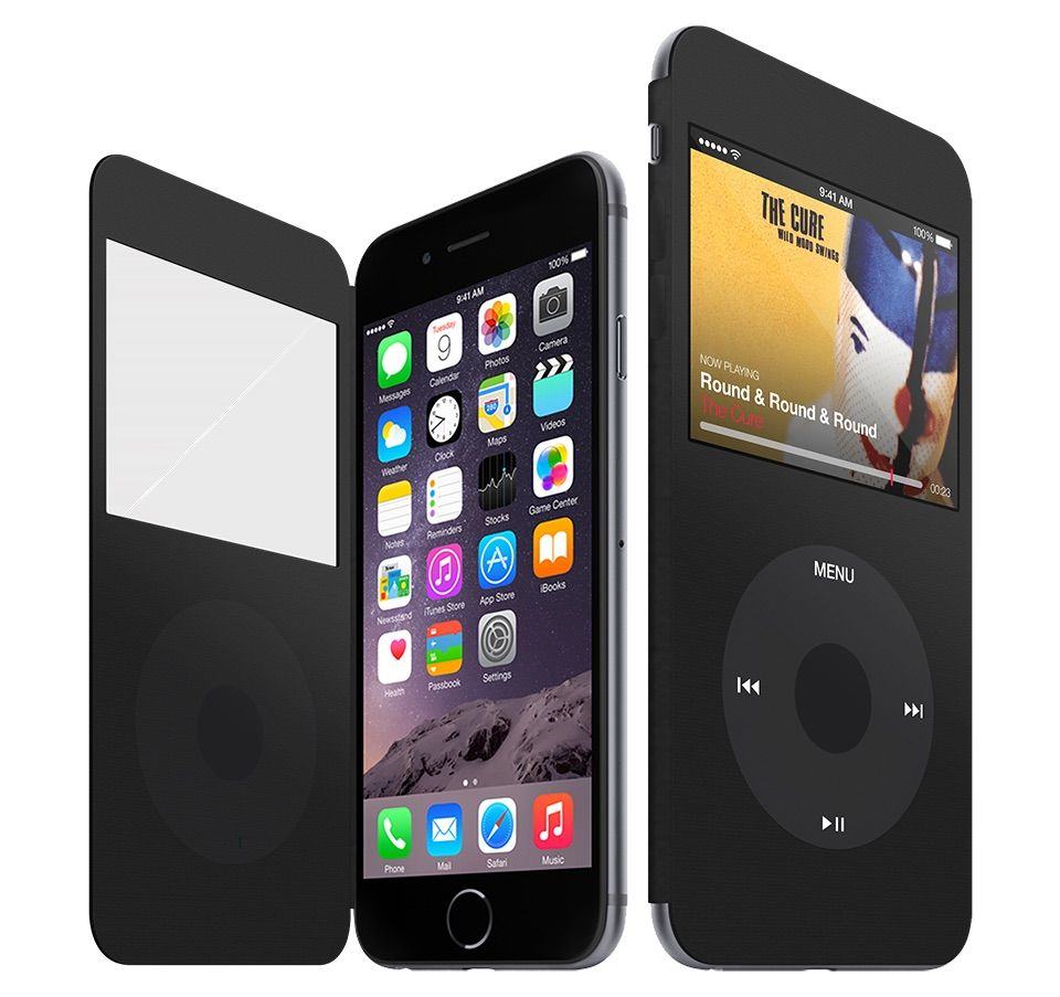 Would you buy this iPod Classic cover for the iPhone? Photo: Claudio Gomboli