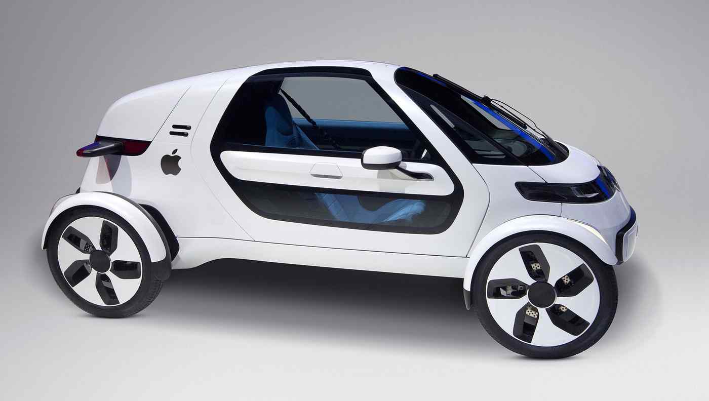 The mythological Apple car. It's actually supposed to look more like a minivan, according to reports. Photo: The Onion