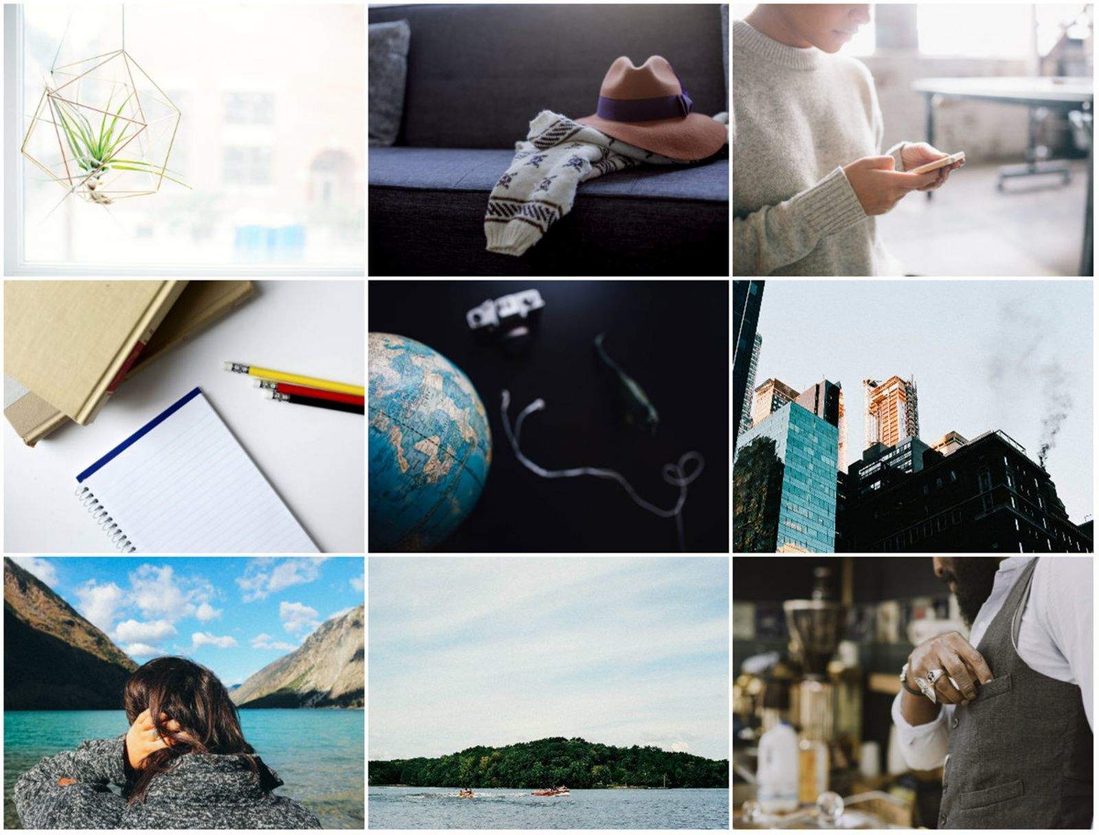 A sample of images from the photo agency Death to Stock. Photo: Death to Stock