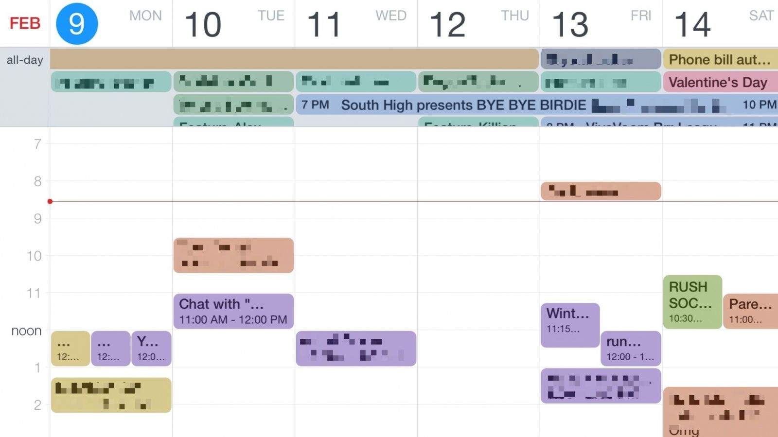 Fantastical 2 uses iOS calendar settings to sync with Google. Screengrab: Flexibits