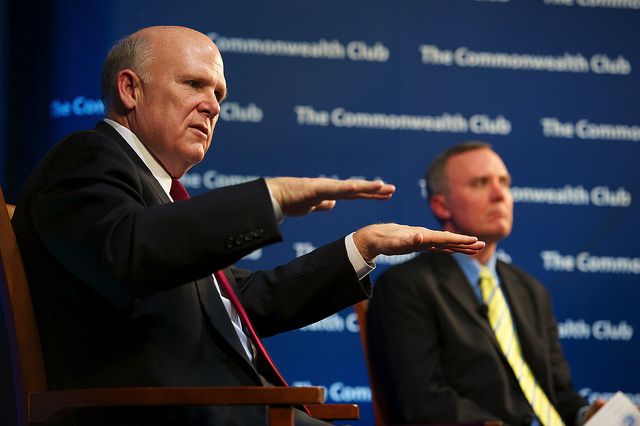 The former boss of GM may not be lining up to buy an Apple Car. Photo: Commonwealth Club/Flickr CC