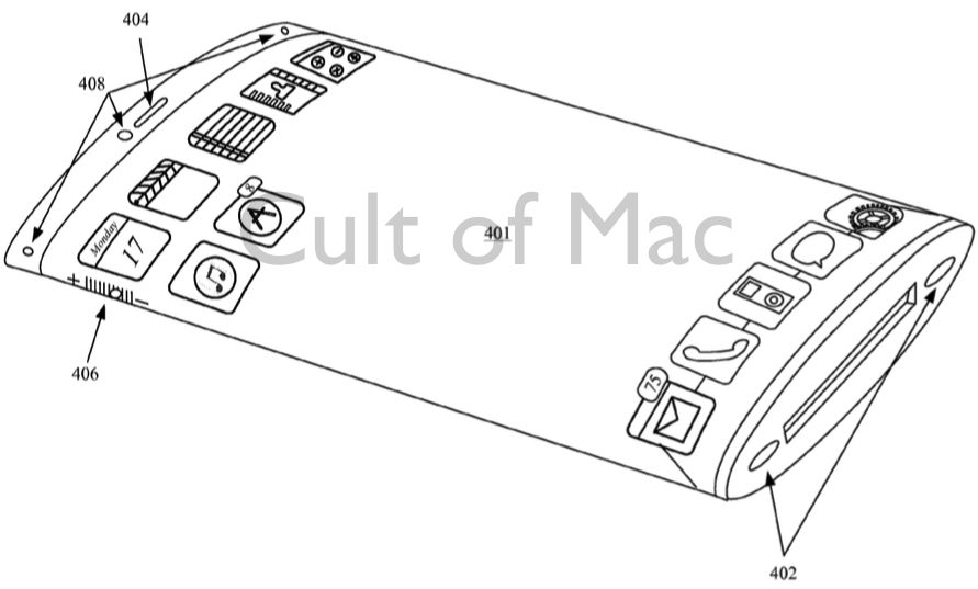 Bezels, what bezels? Photo: Apple/USPTO