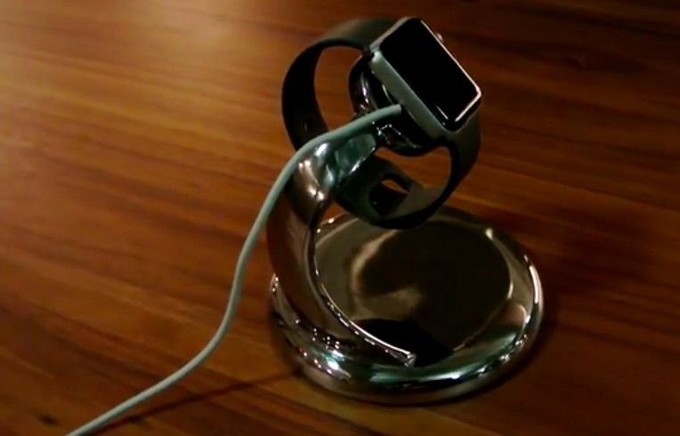 ChronosDock: A luxury Apple Watch dock. Photo: Kickshark