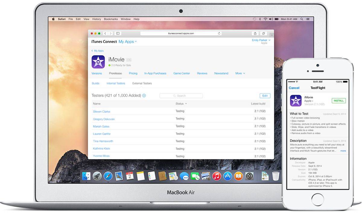 Apple's TestFlight is used to beta test apps before they're ready for prime time.