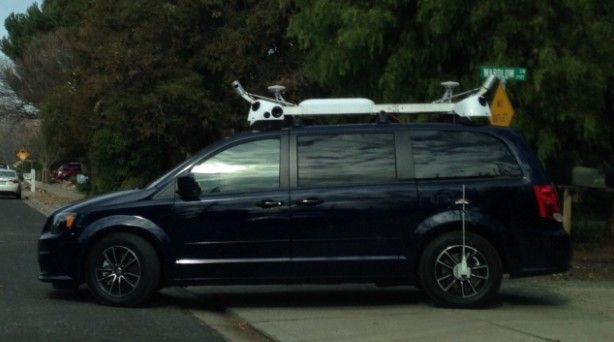 What's Apple doing with these vans? Photo: Claycord