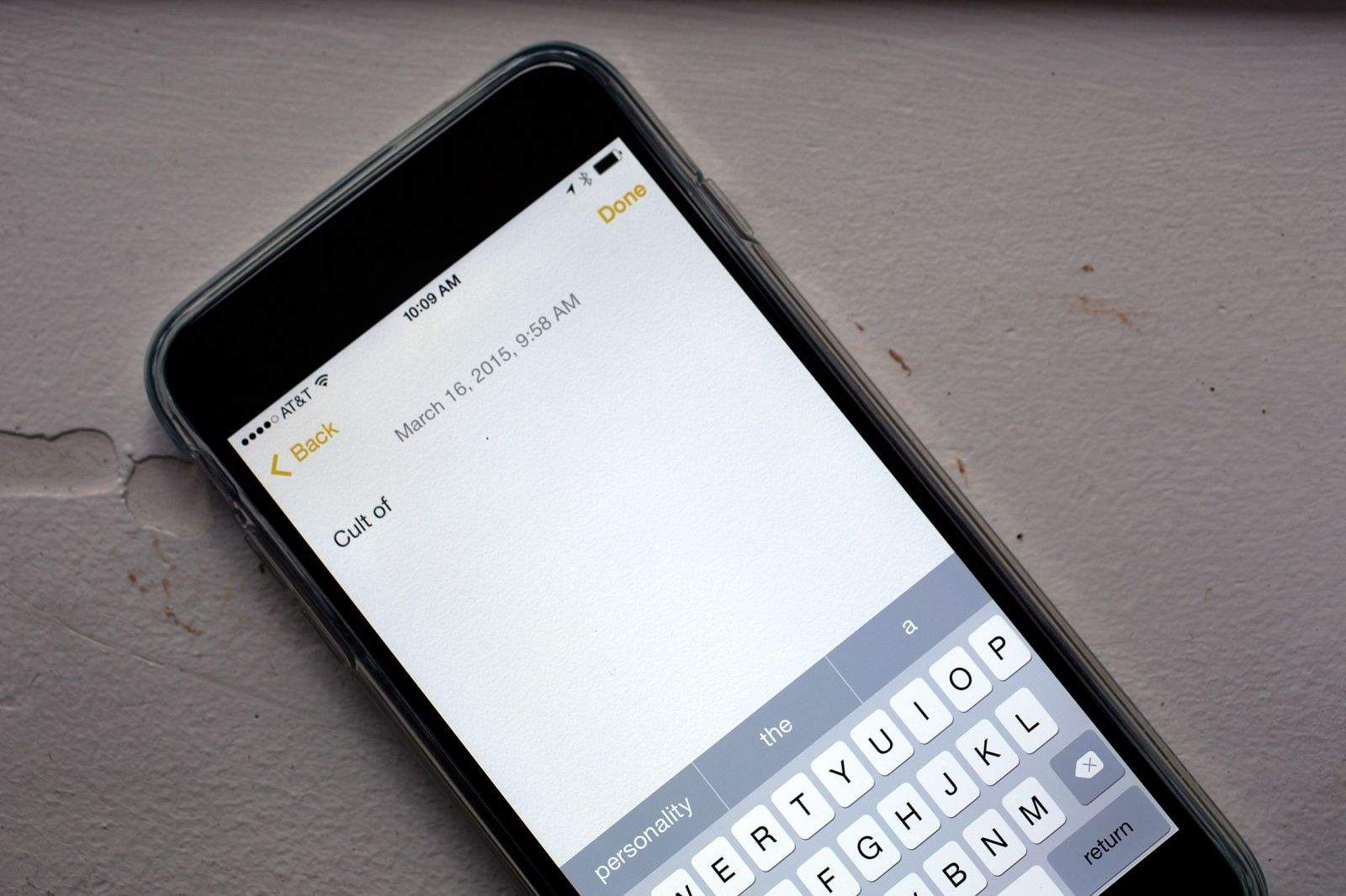 QuickType just might be cramping your style. Photo: Jim Merithew/Cult of Mac