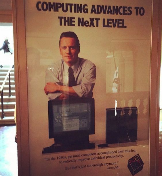 Fassbender as Steve Jobs.