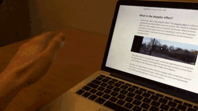 You don't special hardware for laptop gestures. Photo: Gizmodo