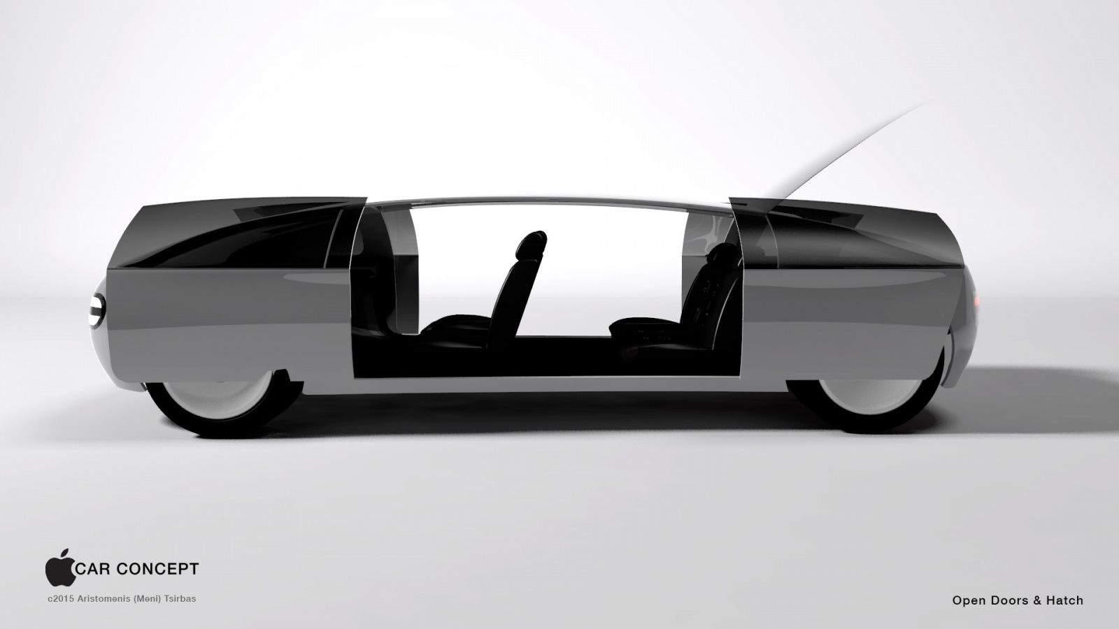Apple car concept art side doors