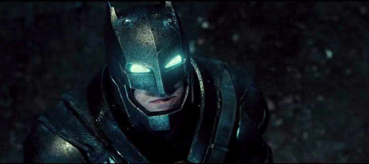 The Dark Knight gets headlights in the first trailer for Batman v. Superman. Photo: Warner Bros. Pictures