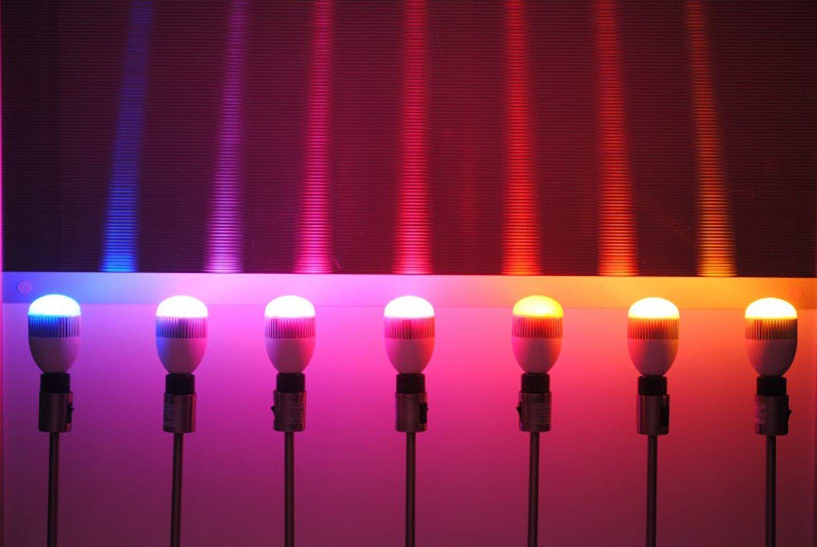 The ilumi smartbulb covers the color spectrum and offers a range of unique features for in-home lighting. Photo: ilumi Solutions
