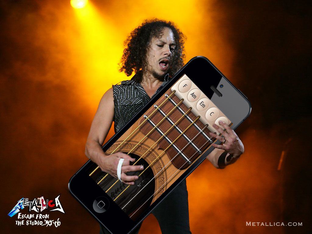 This'll teach you to back up your iPhone. Photo: Metallica/Cult of Mac