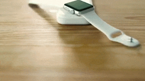 The magic of stop-motion animation allows an Apple Watch to unbox itself. Photo: Burger Fiction