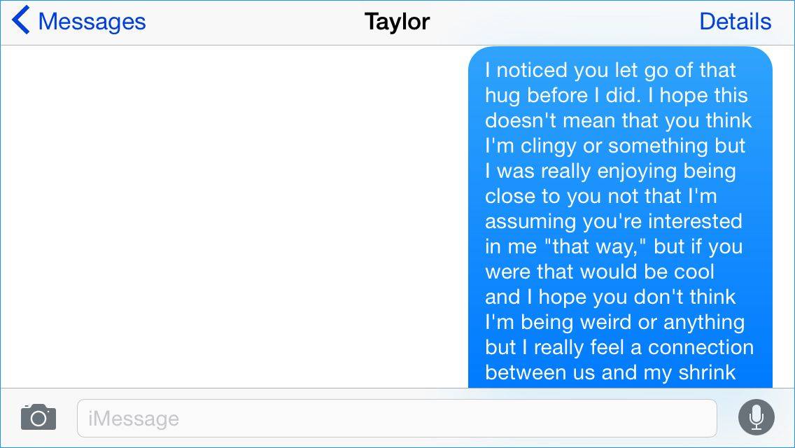 This text isn't the only message that's insecure. Photo: Evan Killham/Cult of Mac