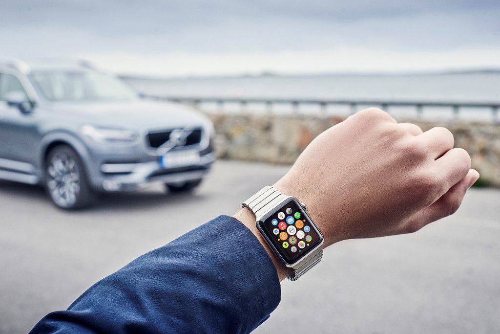 Apple Watch and Volvo are ready to roll.